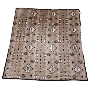 Brown Southwest Plush Twin Blanket