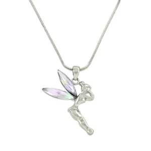 Tinker Bell Necklace White Gold S1 Ab